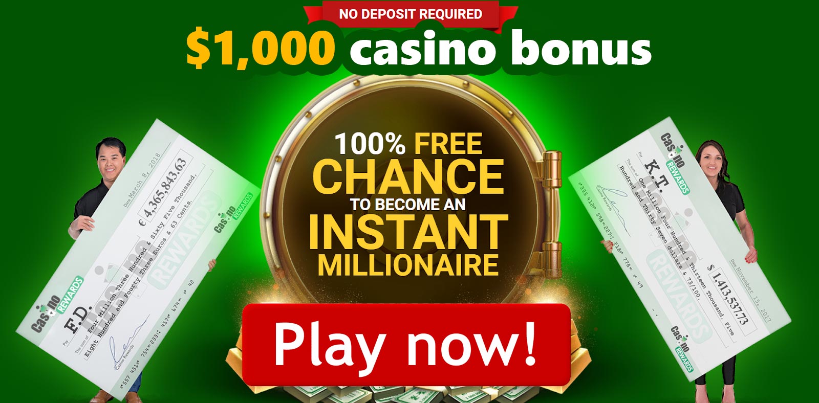 Get your bonus on PlayMillion Casino